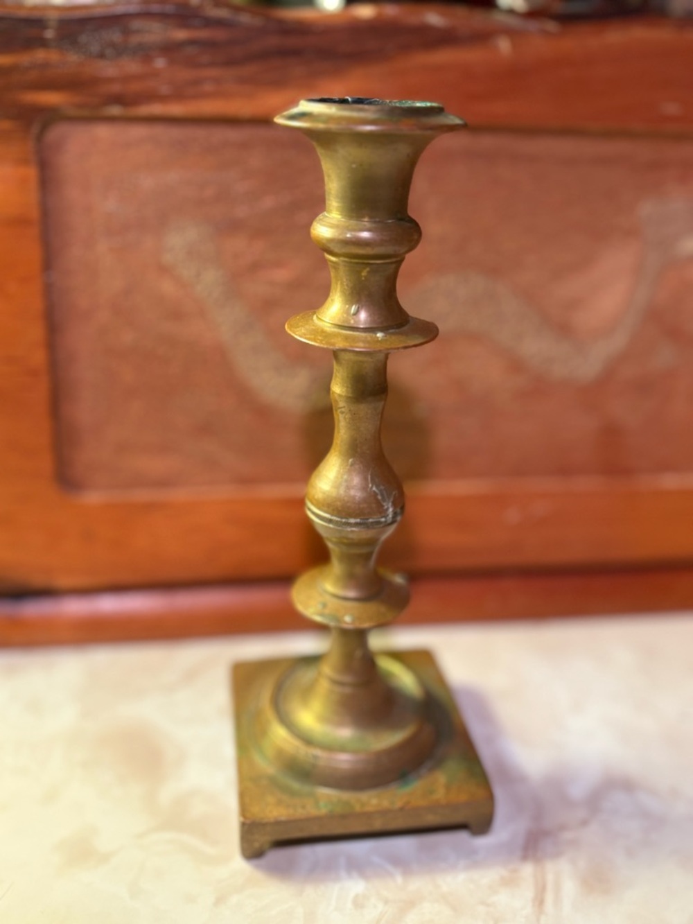 Vintage Brass Candlestick Holder